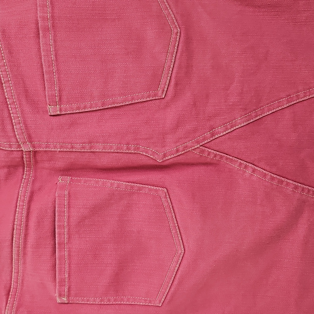 Boden Women's Pink Straight Denim Skirt Size 2R - Picture 9 of 11